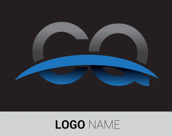 Letras Logotipo Identidad Inicial Del Logotipo Para Negocio Empresa — Archivo Imágenes Vectoriales