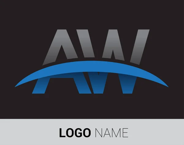 Буквы Лого Стиль Первоначальный Логотип Вашего Бизнеса Компании — стоковый вектор