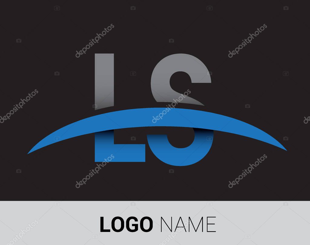Ls  letters  logo, initial logo identity for your business and company