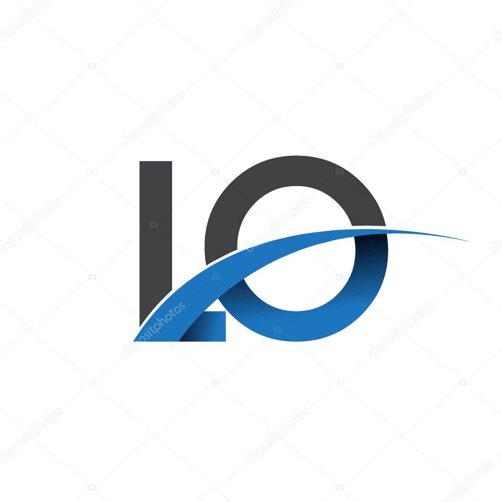Lo  letters  logo, initial logo identity for your business and company