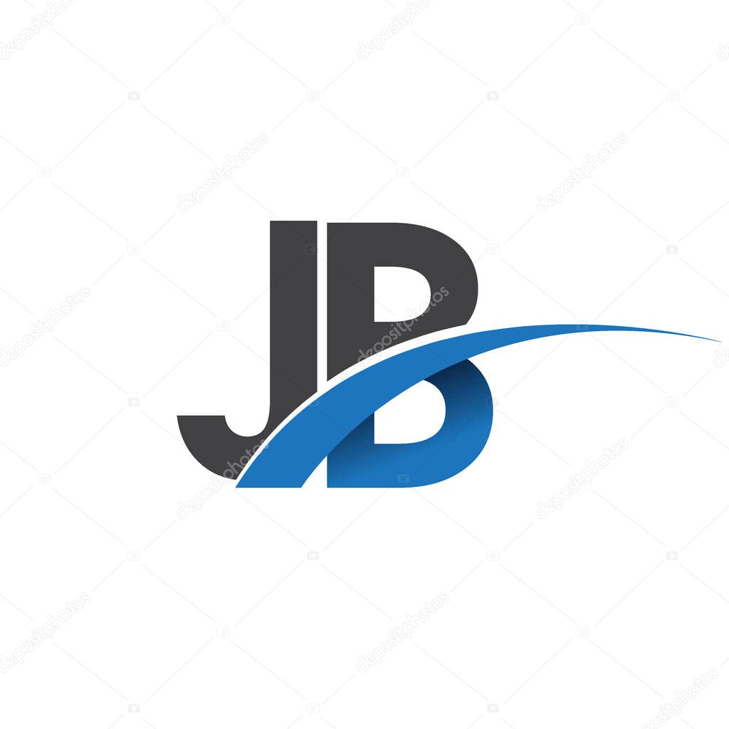 Jb  letters  logo, initial logo identity for your business and company