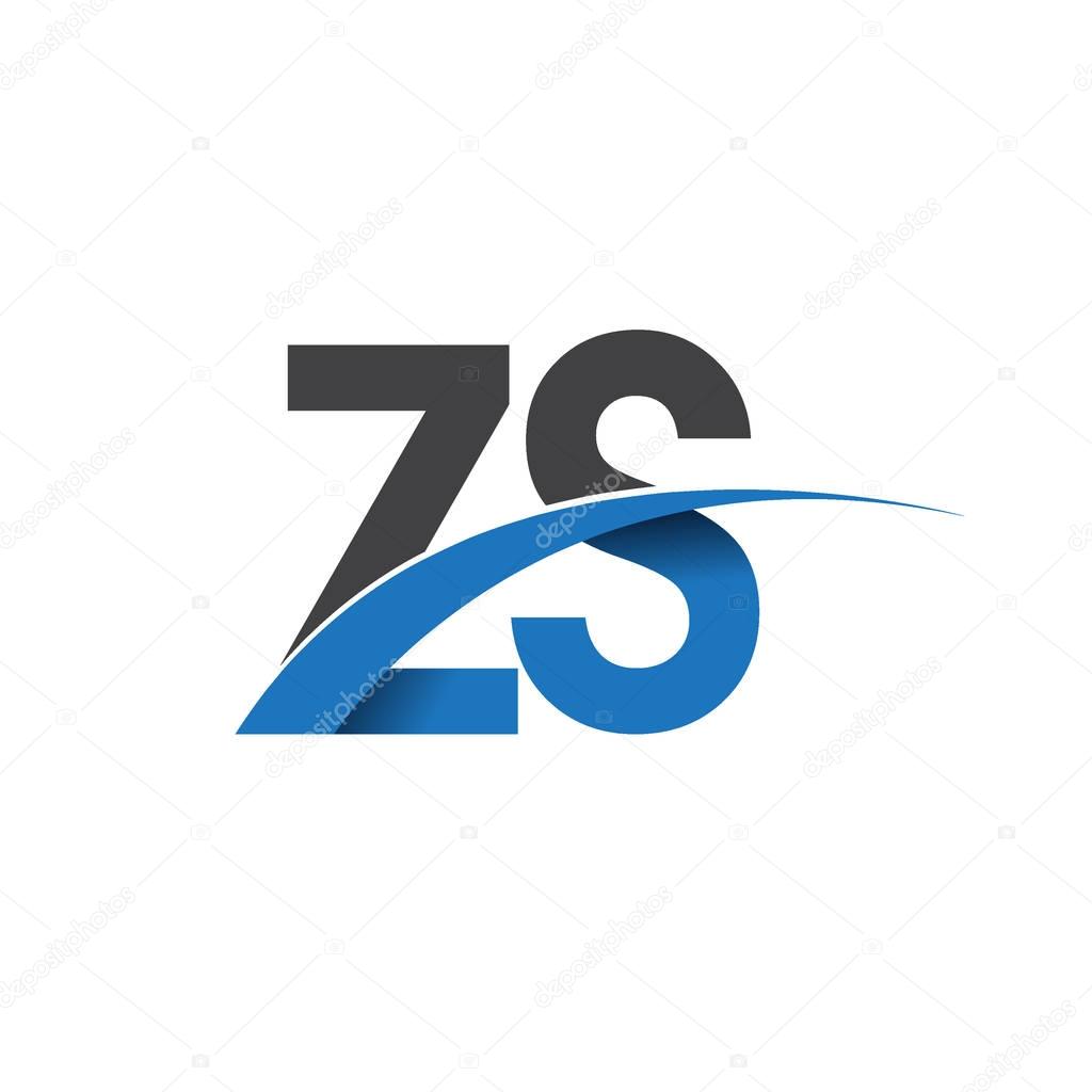 zs  letters  logo, initial logo identity for your business and company  