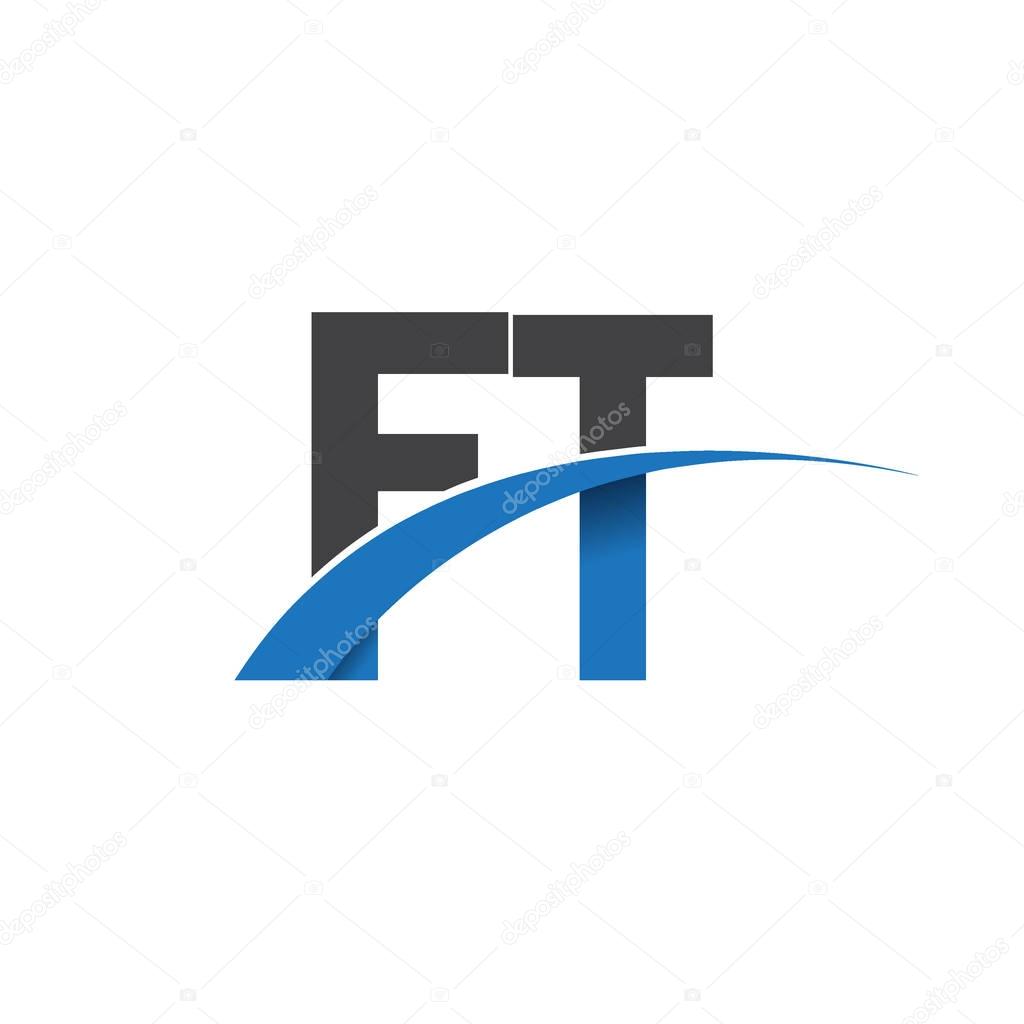 ft  letters  logo, initial logo identity for your business and company      