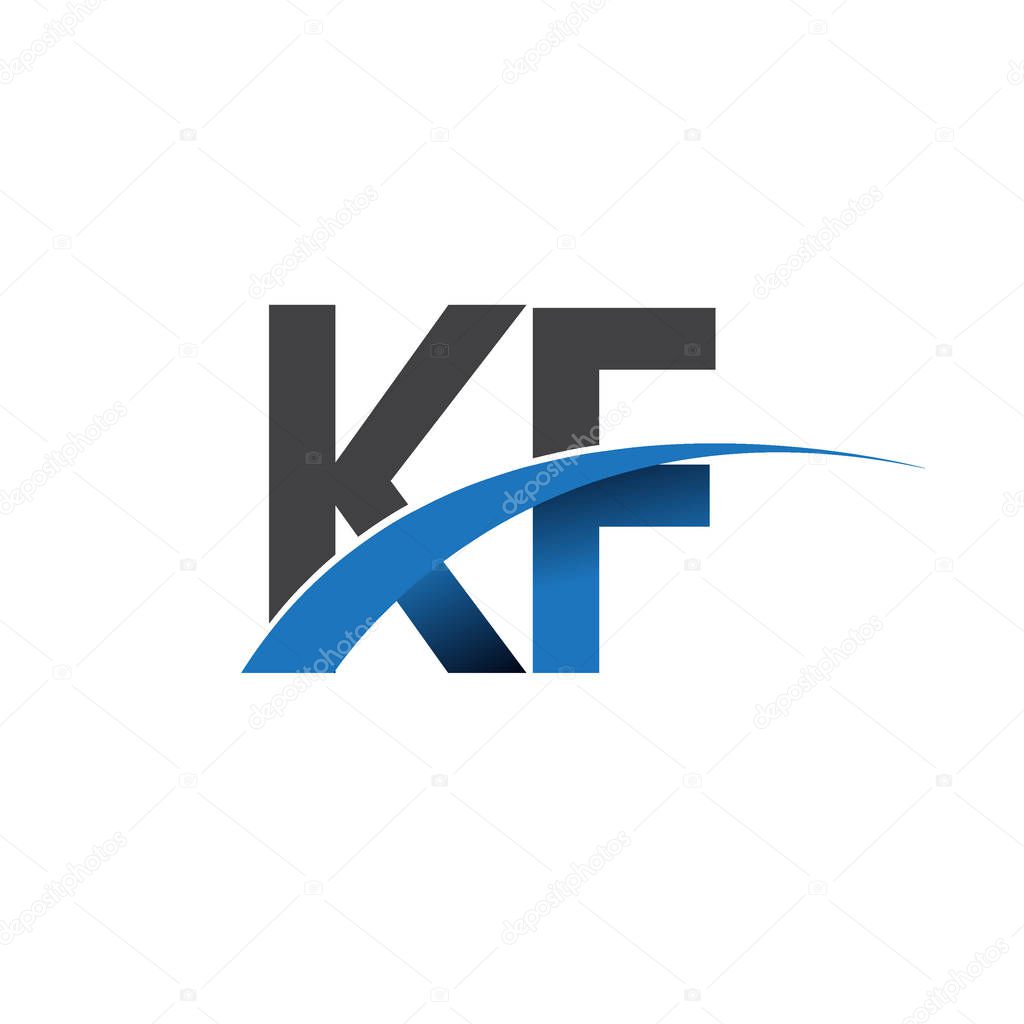 Kf letters  logo, initial logo identity for your business and company