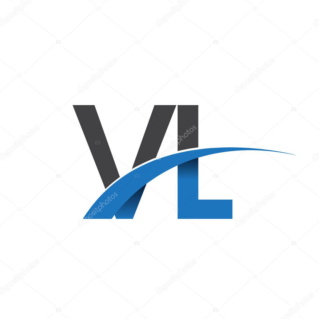  vl  letters  logo, initial logo identity for your business and company          