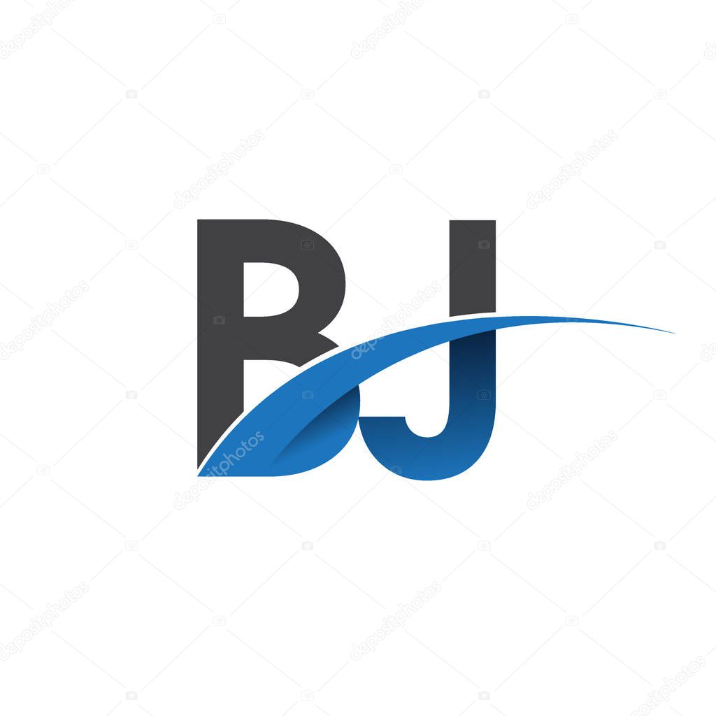 bj  letters  logo, initial logo identity for your business and company          