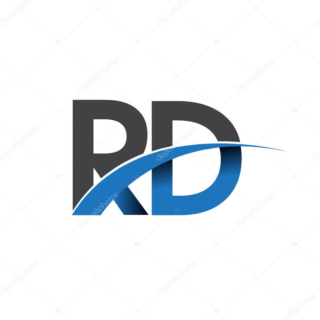 Rd letters  logo, initial logo identity for your business and company