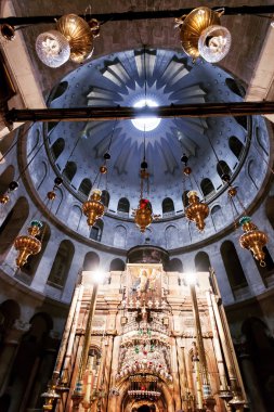 Kilise kutsal mezar eski şehir Kudüs, İsrail.