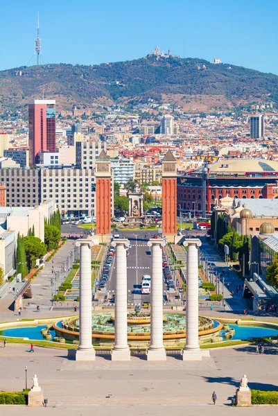 Barcelona, square of Spain, Plaza de Espana — Stock Photo, Image