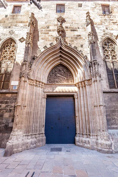 Katedrála svatého kříže a Basílica de Santa Eulalia. Fragment — Stock fotografie