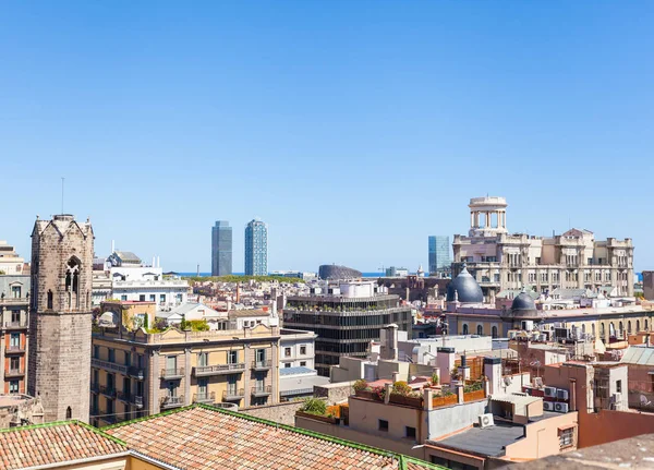 Barcelona ciudad vista panorámica, España — Foto de Stock