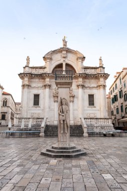 Stradun, popüler yayalara Dubrovnik, Hırvatistan