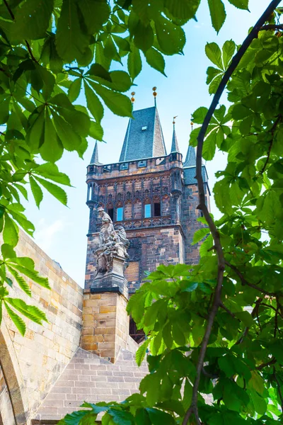 Imagem da Torre da Ponte da Cidade Velha em Praga, República Checa — Fotografia de Stock