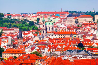 Saat Kulesi Prag şehir panoraması