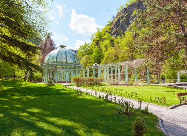 Borjomi orta Tarih Parkı. Gürcistan