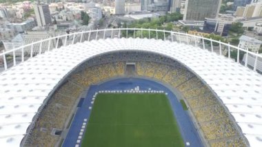 Kiev, Ukrayna Olimpik Stadyum havadan görünümü