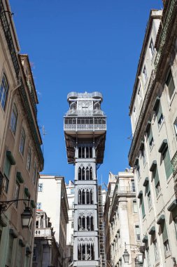 Santa justa Asansör Lizbon, Portekiz