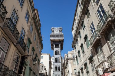 Santa justa Asansör Lizbon, Portekiz