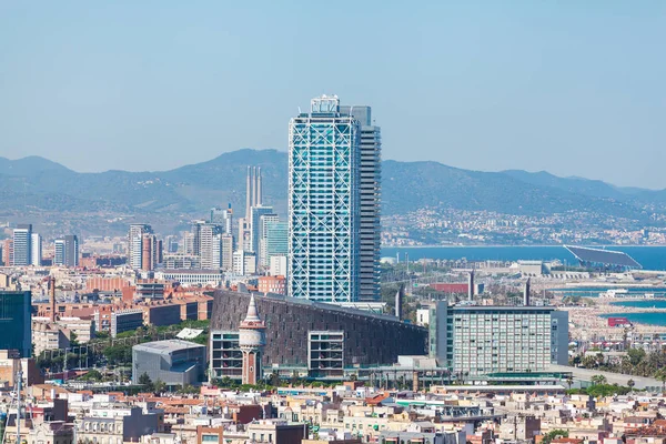 Панорамний вид на місто Барселона — стокове фото