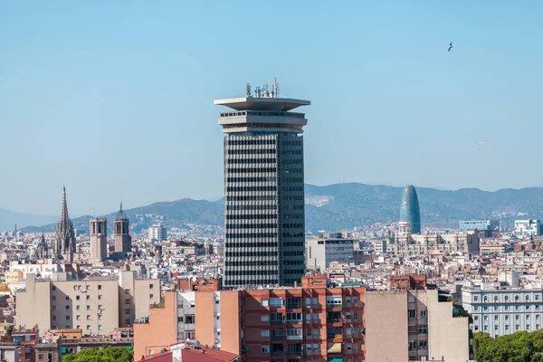 Panoramisch uitzicht van de stad van barcelona — Stockfoto