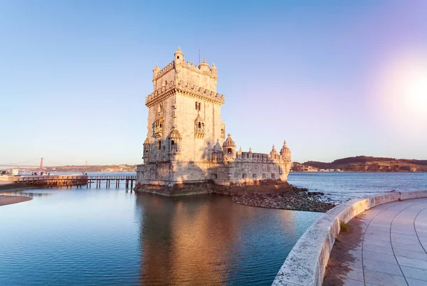 Belem Tower on the Tagus River. — Stock Photo, Image