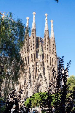 Expiatory Tapınağı Kutsal Aile, Sagrada Familia, Barcelona, İspanya