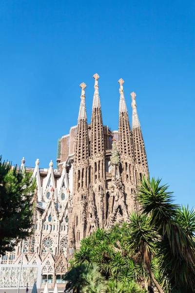 Templo Expiatorio de la Sagrada Familia, Sagrada Familia, Barcelona, España —  Fotos de Stock
