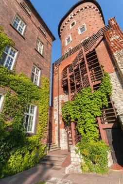 Wawel Royal Castle Sandomierz Watchtower. Krakow, Polonya