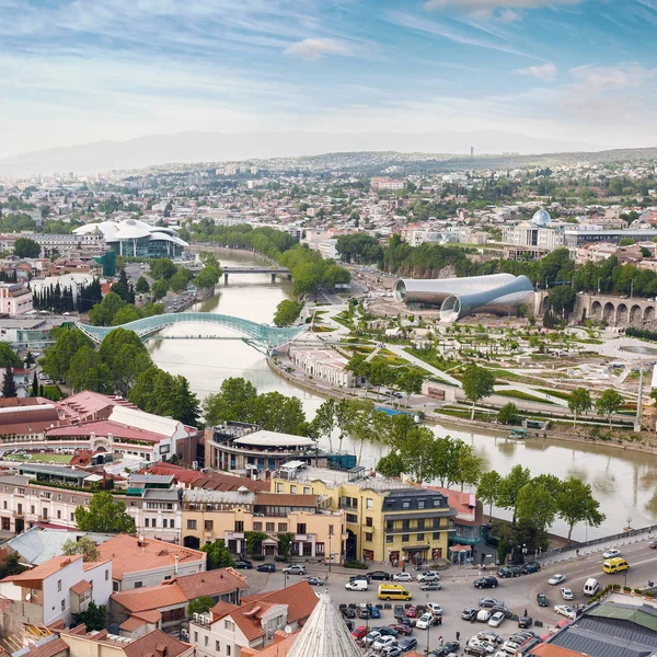 Veduta panoramica della città di Tbilisi, Georgia . — Foto Stock