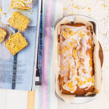 limonlu kek ile haşhaş tohumu