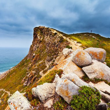Cape Roca, Sintra, Portekiz görünümünü