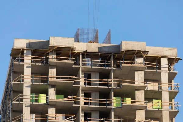 Construction of an apartment house — Stock Photo, Image