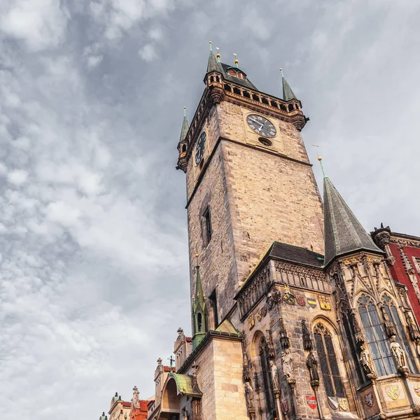 Câmara Municipal da Cidade Velha em Praga, vista da Praça . — Fotografia de Stock