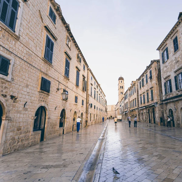 Stradun, popüler yayalara Dubrovnik, Hırvatistan