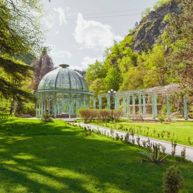 Borjomi orta Tarih Parkı. Gürcistan