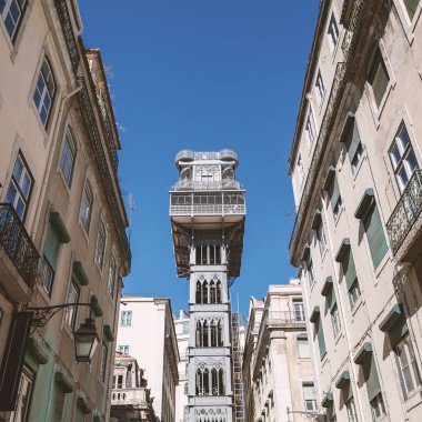 Santa justa Asansör Lizbon, Portekiz
