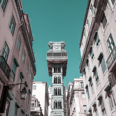 Santa justa Asansör Lizbon, Portekiz