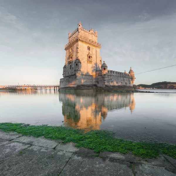 Wieża Belem, nad rzeką Tag. — Zdjęcie stockowe