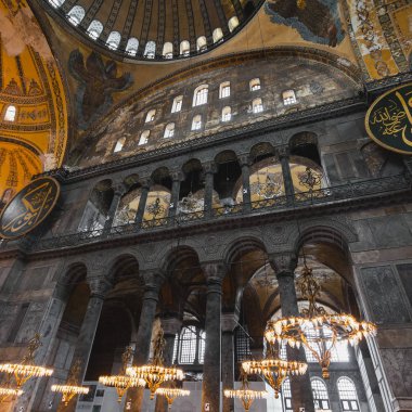 İstanbul Türkiye 'de Ayasofya iç mimarisi - mimari geçmişi