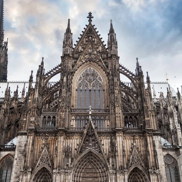 Catedral de Colônia no lado oeste, Alemanha — Fotografia de Stock