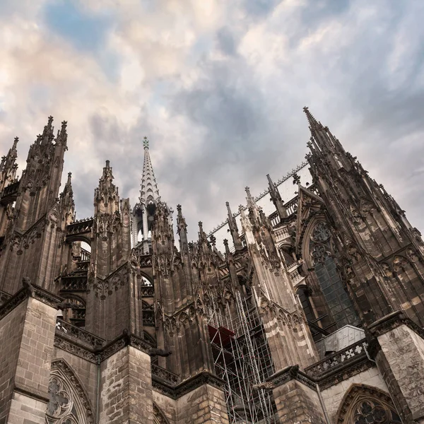 Katedra w Kolonii, Niemcy. Szczegóły elewacji — Zdjęcie stockowe