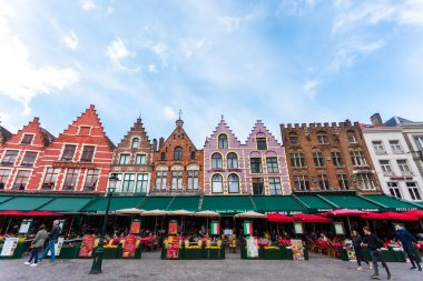 Brugge, Belçika 'daki Grote Markt Meydanı
