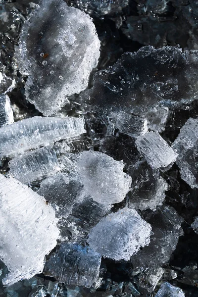Fagyasztott jéggel textúra — Stock Fotó