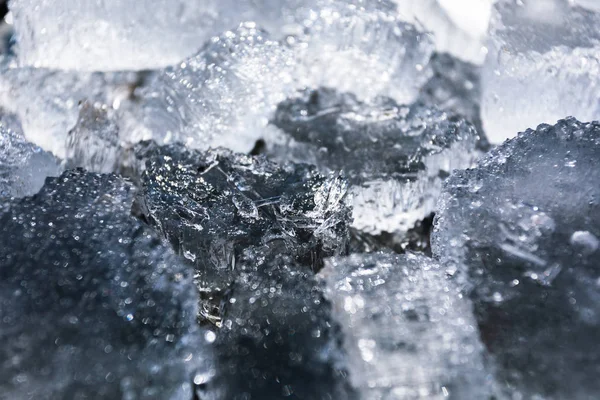 Bevroren ijs textuur — Stockfoto