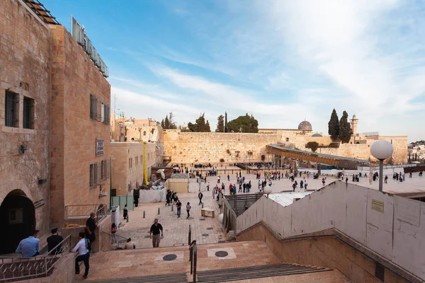 Muro de Lágrimas o Muro de Lamentos en Jerusalén, Israel — Foto de Stock
