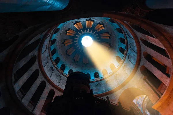 Kerk van het Heilig Graf in Jeruzalem, Binnenlandse Zaken, Israël — Stockfoto