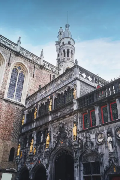 Nationale Basiliek van het heilig bloed, Brugge, België. — Stockfoto