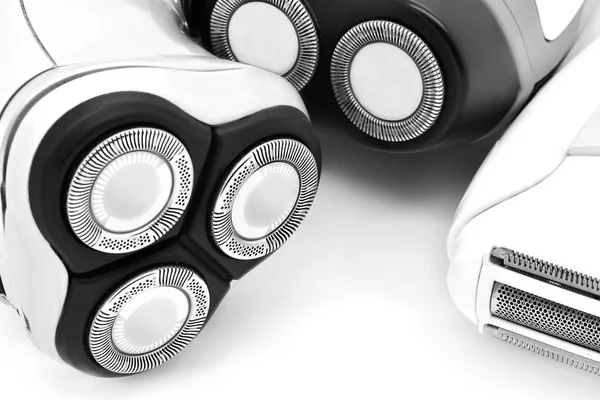 Three shavers close-up — Stock Photo, Image