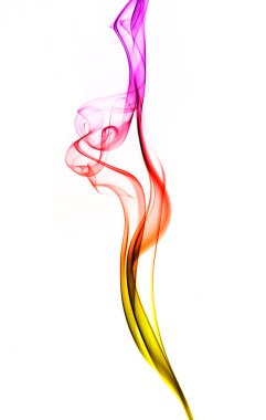 Renkli duman fotoğraf. Rasgele. Soyut.