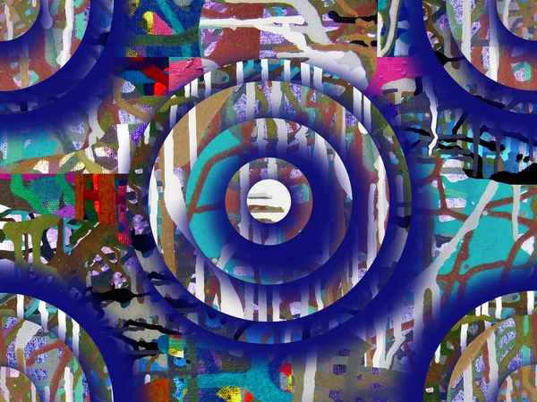 Renkli backgr tuval sanat akrilik renk boyama — Stok fotoğraf